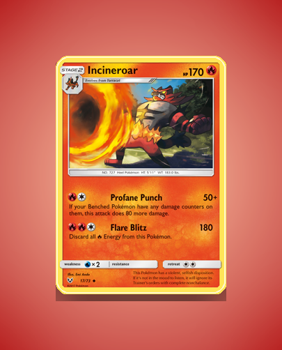 Collector’s Guide: Incineroar (Shining Legends #17)