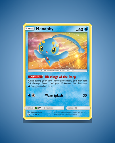 Collector’s Guide: Manaphy (Shining Legends #25)
