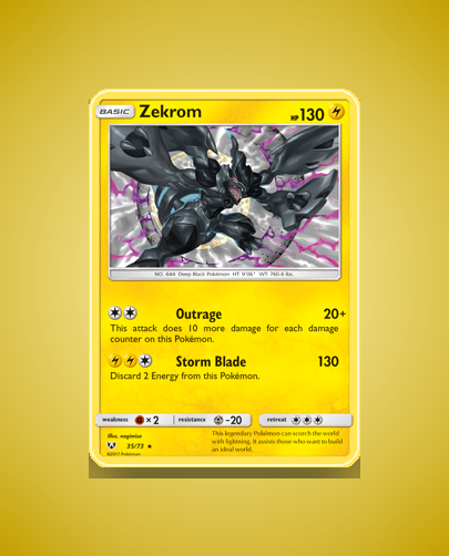 Collector’s Guide: Zekrom (Shining Legends #35)