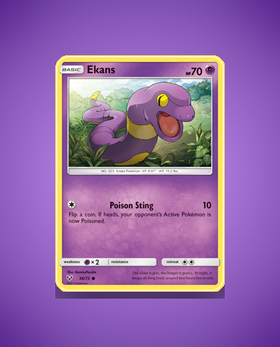 Collector’s Guide: Ekans (Shining Legends #36)