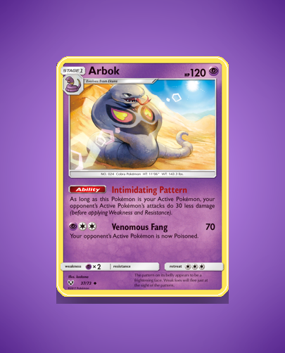 Collector’s Guide: Arbok (Shining Legends #37)