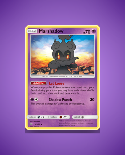 Collector’s Guide: Marshadow (Shining Legends #45)