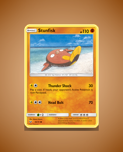 Collector’s Guide: Stunfisk (Shining Legends #46)