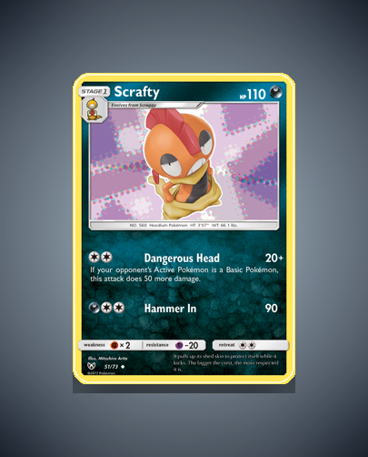 Collector’s Guide: Scrafty (Shining Legends #51)