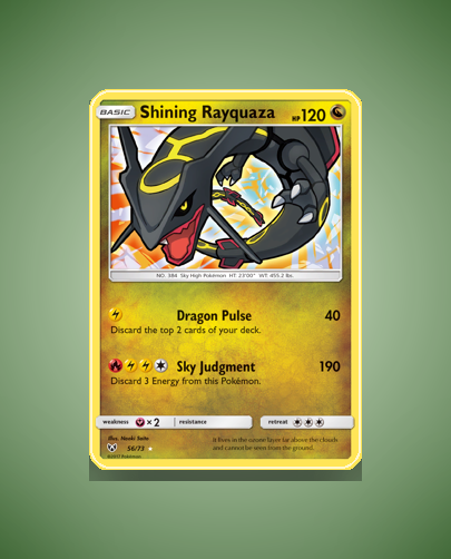 Collector’s Guide: Shining Rayquaza (Shining Legends #56)