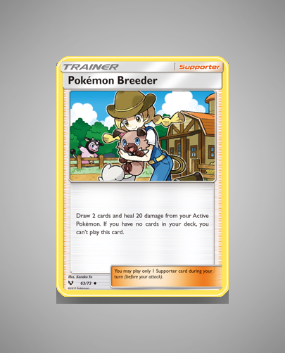Collector’s Guide: Pokémon Breeder (Shining Legends #63)