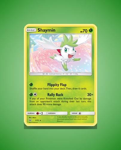 Collector’s Guide: Shaymin (Shining Legends #7)