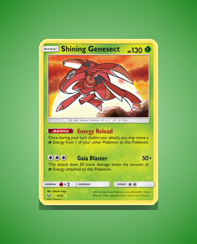 Collector’s Guide: Shining Genesect (Shining Legends #9)