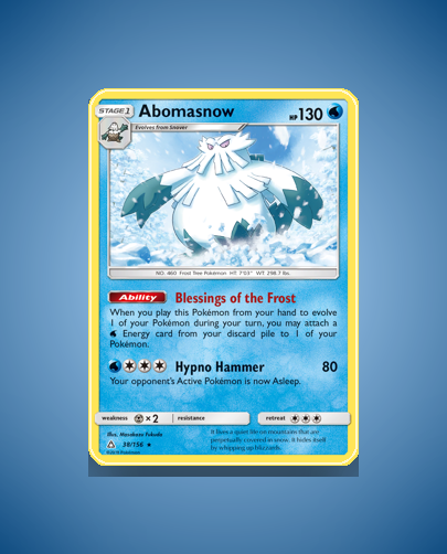 Collector’s Guide: Abomasnow (Ultra Prism #38)