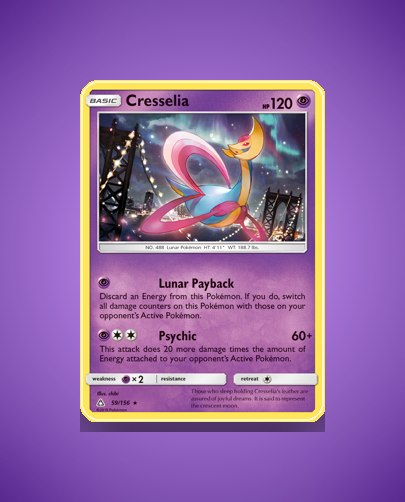 Collector’s Guide: Cresselia (Ultra Prism #59)