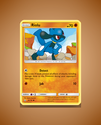 Collector’s Guide: Riolu (Ultra Prism #66)