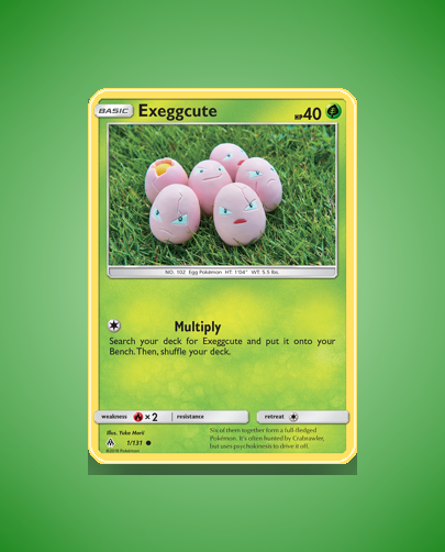 Collector’s Guide: Exeggcute (Forbidden Light #1)