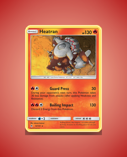 Collector’s Guide: Heatran (Forbidden Light #13)