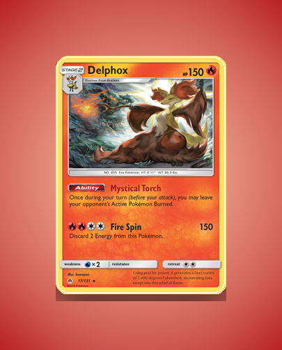 Collector’s Guide: Delphox (Forbidden Light #17)