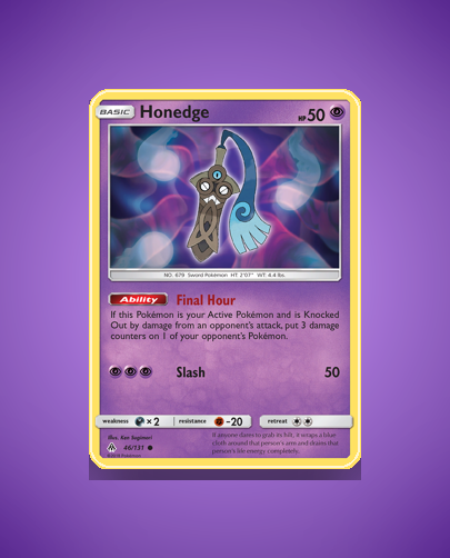 Collector’s Guide: Honedge (Forbidden Light #46)