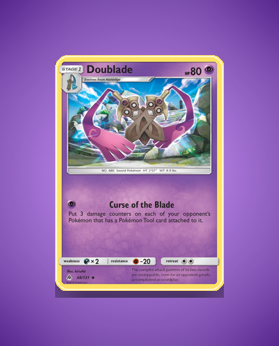 Collector’s Guide: Doublade (Forbidden Light #48)