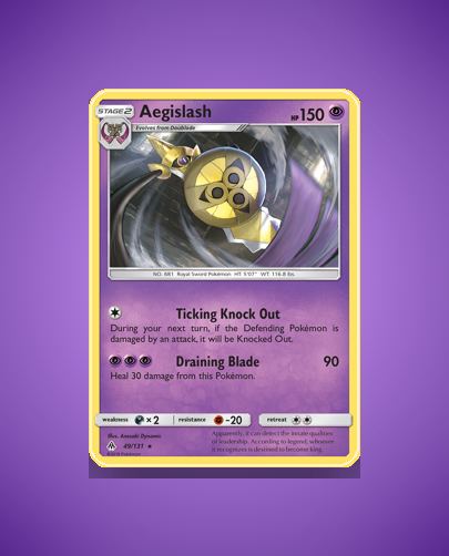 Collector’s Guide: Aegislash (Forbidden Light #49)
