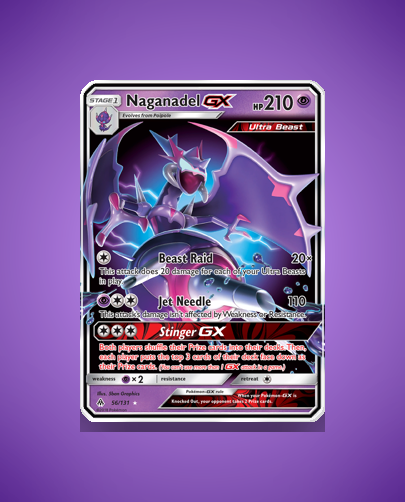 Collector’s Guide: Naganadel-GX (Forbidden Light #56)