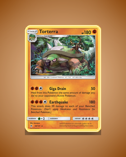 Collector’s Guide: Torterra (Forbidden Light #58)