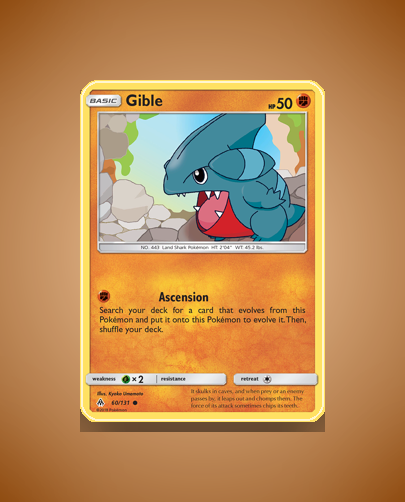 Collector’s Guide: Gible (Forbidden Light #60)