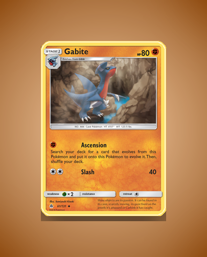 Collector’s Guide: Gabite (Forbidden Light #61)