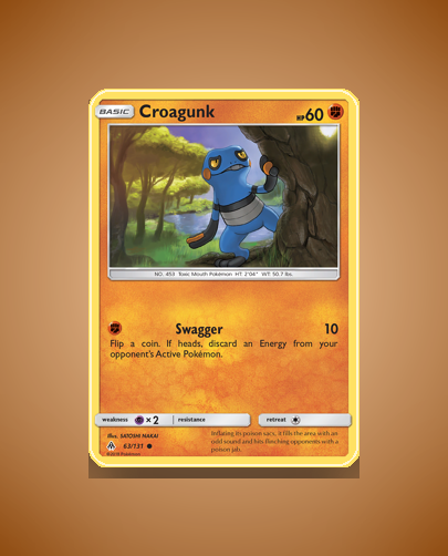 Collector’s Guide: Croagunk (Forbidden Light #63)