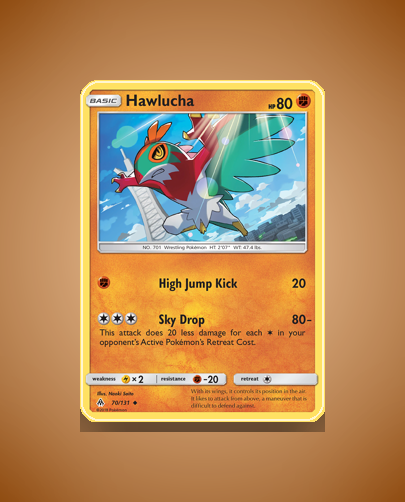 Collector’s Guide: Hawlucha (Forbidden Light #70)