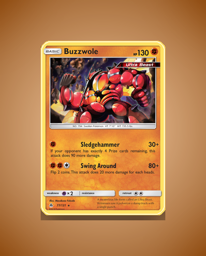 Collector’s Guide: Buzzwole (Forbidden Light #77)