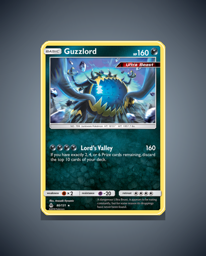 Collector’s Guide: Guzzlord (Forbidden Light #80)