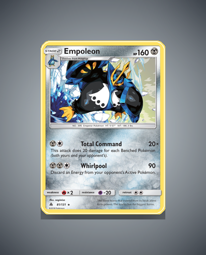 Collector’s Guide: Empoleon (Forbidden Light #81)