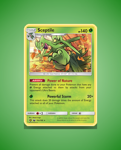 Collector’s Guide: Sceptile (Celestial Storm #10a)