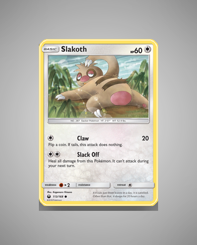 Collector’s Guide: Slakoth (Celestial Storm #113)