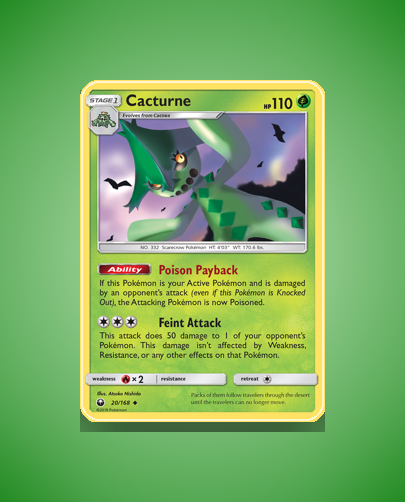 Collector’s Guide: Cacturne (Celestial Storm #20)