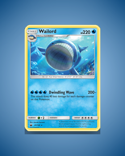 Collector’s Guide: Wailord (Celestial Storm #40)