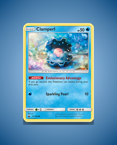 Collector’s Guide: Clamperl (Celestial Storm #41)