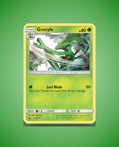 Collector’s Guide: Grovyle (Celestial Storm #9)