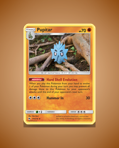 Collector’s Guide: Pupitar (Lost Thunder #116)