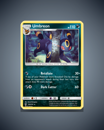 Collector’s Guide: Umbreon (Lost Thunder #120)