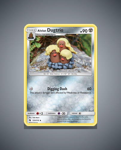 Collector’s Guide: Alolan Dugtrio (Lost Thunder #123)