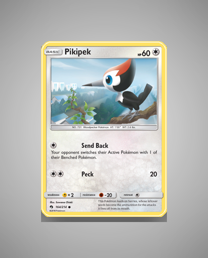 Collector’s Guide: Pikipek (Lost Thunder #164)