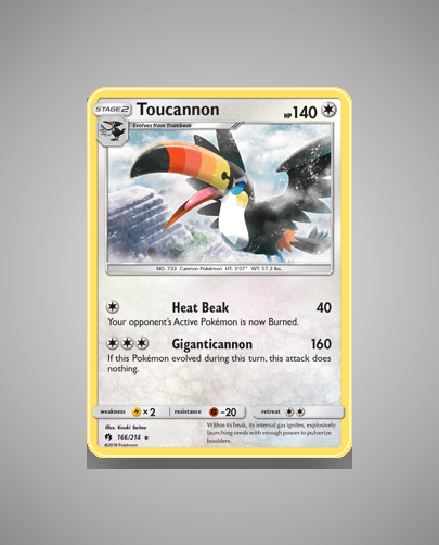 Collector’s Guide: Toucannon (Lost Thunder #166)