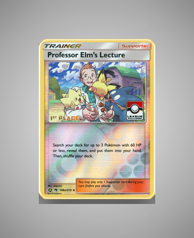 Collector’s Guide: Professor Elm’s Lecture (Lost Thunder #188a)