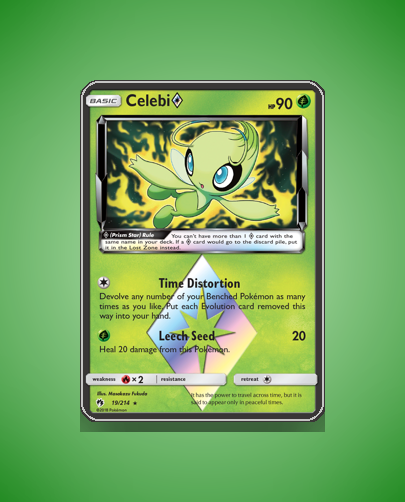 Collector’s Guide: Celebi ◇ (Lost Thunder #19)