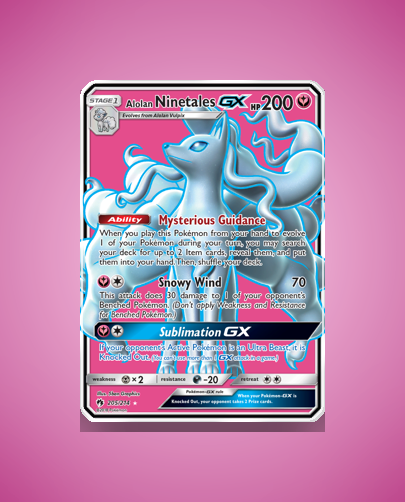 Collector’s Guide: Alolan Ninetales-GX (Lost Thunder #205)