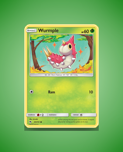 Collector’s Guide: Wurmple (Lost Thunder #23)