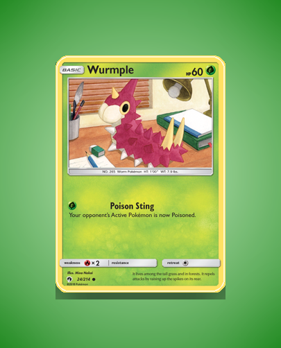 Collector’s Guide: Wurmple (Lost Thunder #24)