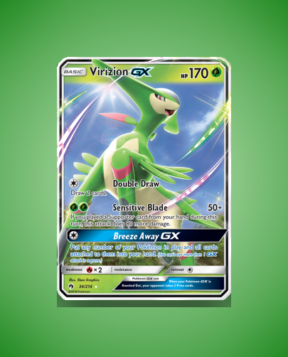 Collector’s Guide: Virizion-GX (Lost Thunder #34)