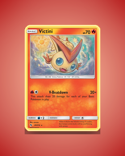 Collector’s Guide: Victini (Lost Thunder #49)