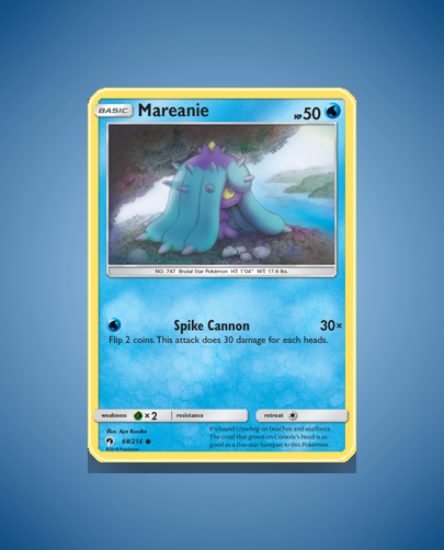 Collector’s Guide: Mareanie (Lost Thunder #68)