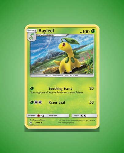 Collector’s Guide: Bayleef (Lost Thunder #7)
